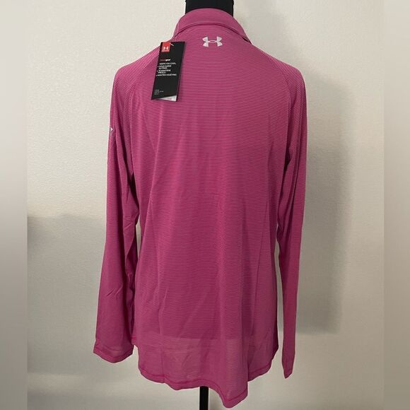 NWT Under Armour Women’s Tech Stripe Shirt - Picture 6 of 8